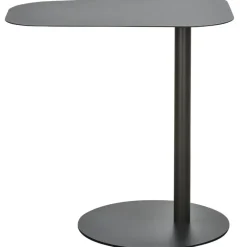WOOOD Bijzettafel Lia - Metaal - Zwart - 50x50x38