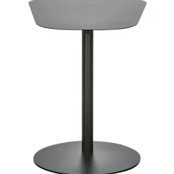 WOOOD Bijzettafel Lia - Metaal - Zwart - 50x50x38