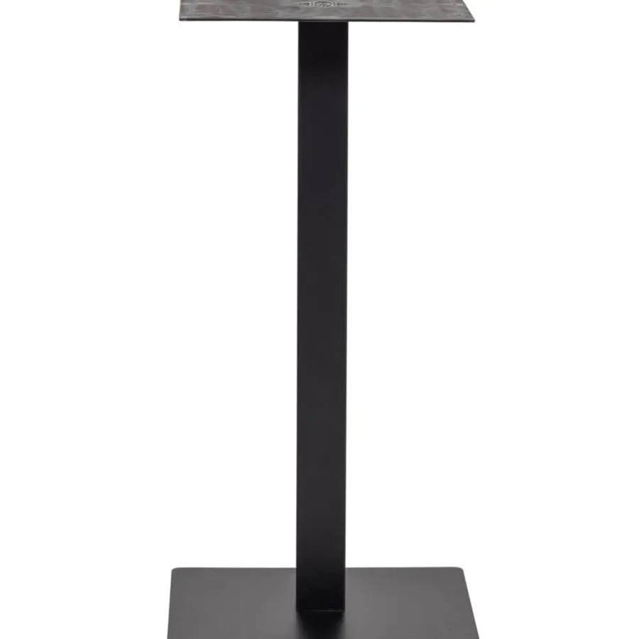 Tafelpoten-WOOOD Bistro Vierkante Bartafel Poot - Metaal - Zwart- 105x50x50