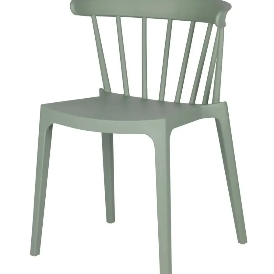 WOOOD Bliss Tuinstoelen - Kunststof - Jadegroen - Set van 4