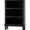 Wandkasten-WOOOD Bonk Open Kast - Grenen - Zwart - 160x103x37