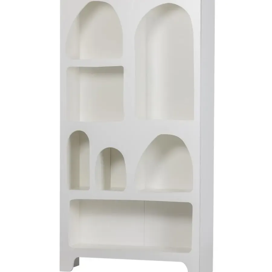 WOOOD Caz Vakkenkast - Plywood - Wit - 180x95x32