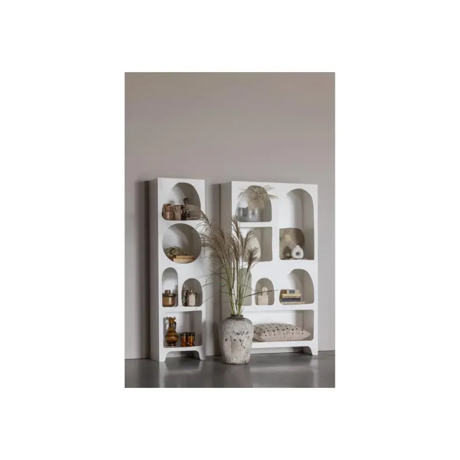 WOOOD Caz Vakkenkast - Plywood - Wit - 180x95x32