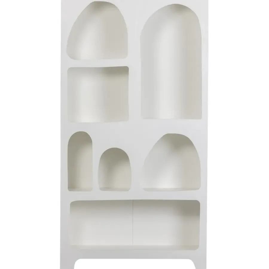WOOOD Caz Vakkenkast - Plywood - Wit - 180x95x32