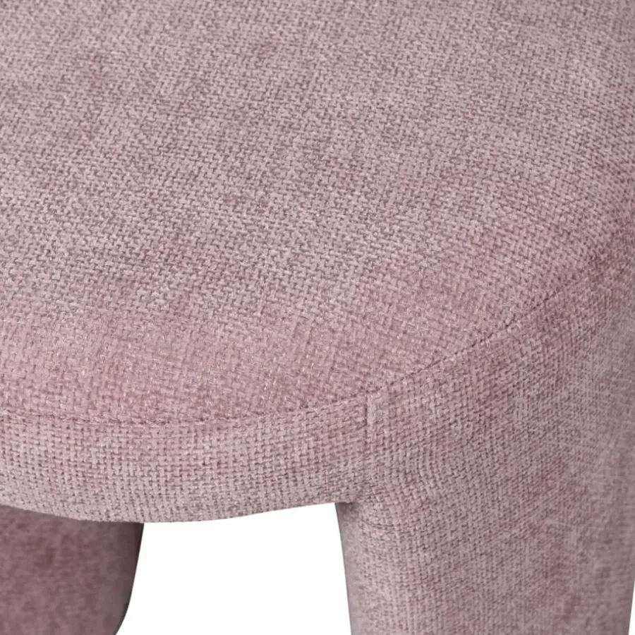 Krukjes-WOOOD Charlie Kruk - Chenille - Blush - 47x45x45