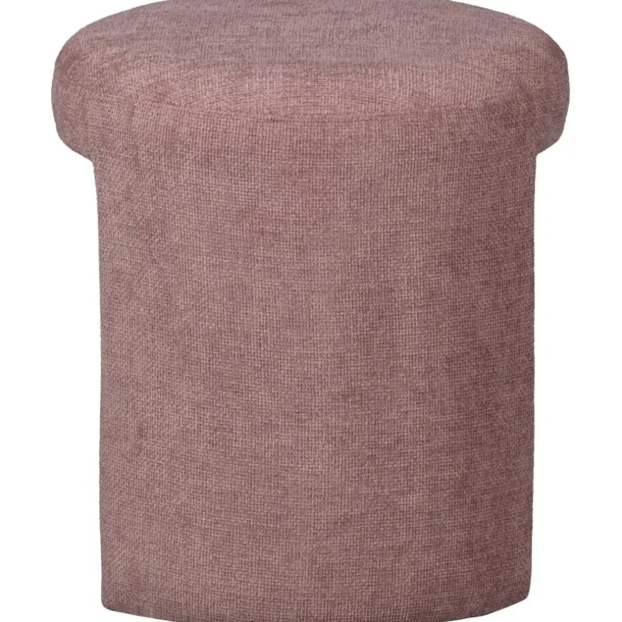 Krukjes-WOOOD Charlie Kruk - Chenille - Blush - 47x45x45