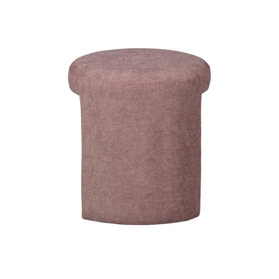 Krukjes-WOOOD Charlie Kruk - Chenille - Blush - 47x45x45
