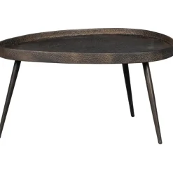 Bijzettafels-WOOOD Crude Bijzettafels - Zink - Antique Bronze - 39x71x52
