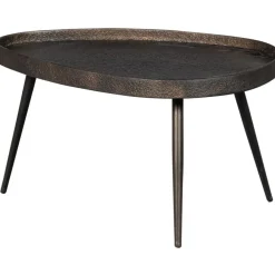 Bijzettafels-WOOOD Crude Bijzettafels - Zink - Antique Bronze - 39x71x52