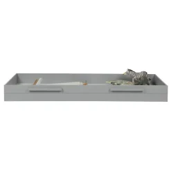 WOOOD Dennis Bed Incl. Lade/Lattenrol - Betongrijs - 53x219x95