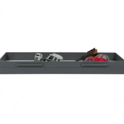 WOOOD Dennis Bed Incl.Bedlade/Lattenrol - Grenen - Staalgrijs -219x95