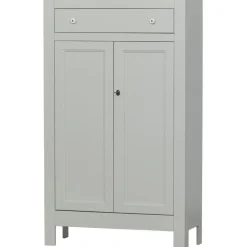 Wandkasten-WOOOD Eva Meidenkast - Grenen - Mist - 150x93x40