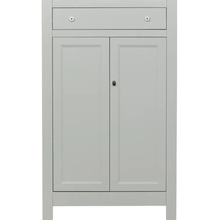 Wandkasten-WOOOD Eva Meidenkast - Grenen - Mist - 150x93x40