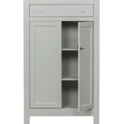 Wandkasten-WOOOD Eva Meidenkast - Grenen - Mist - 150x93x40