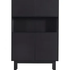 Buffetkasten-WOOOD Finca Buffetkast - Grenen - Zwart - 170x110x40