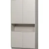 Wandkasten-WOOOD Finca Opbergkast - Grenenhout - Mist - 210x110x40