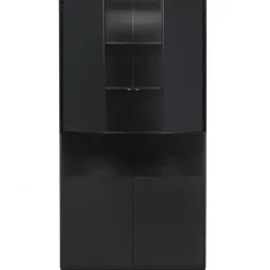 WOOOD Finca Opbergkast - Zwart - 210x110x40