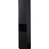 Wandkasten-WOOOD Finca Opbergkast - Zwart - 210x39,5x40