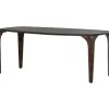 WOOOD Fiore Eettafel - Mango Hout - Walnoot - 76x190x95