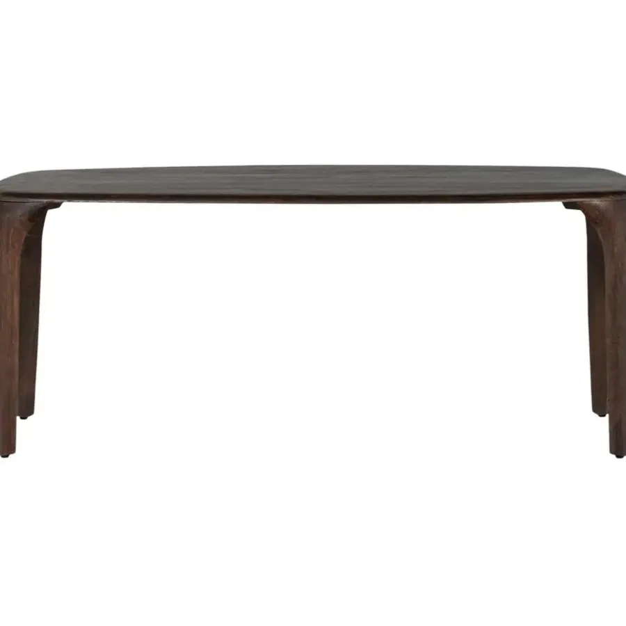WOOOD Fiore Eettafel - Mango Hout - Walnoot - 76x190x95