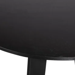 WOOOD Fries Eettafel - Eiken - Blacknight - 75x129x129