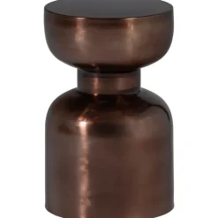 WOOOD Frits Bijzettafel - Metaal - Brons - 47x30x30
