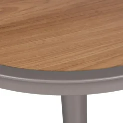 WOOOD Jeppe Hoogte Verstelbare Tuin Bartafel - Aluminium - Bruin/Grijs