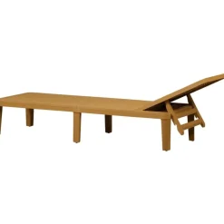 Ligbedden-WOOOD Jinte Ligbed Tuin - Kunststof - Geel - 29x55x191
