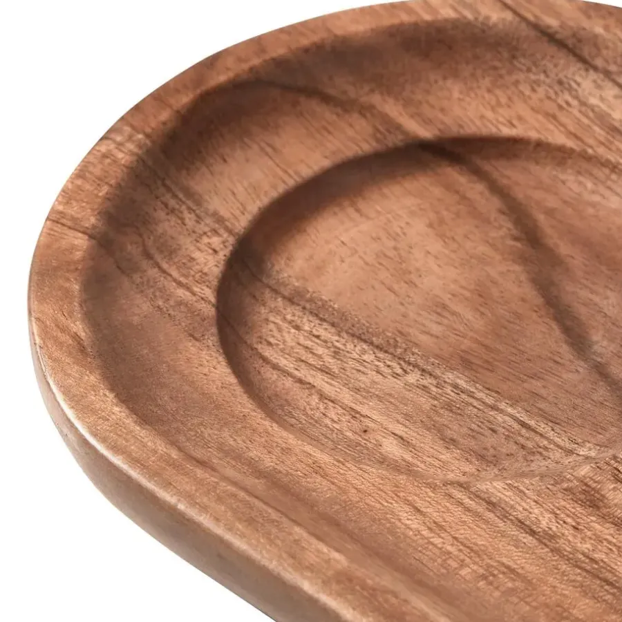 WOOOD Josje Serveer Plateaus - Acacia Hout - Naturel - Set van 8