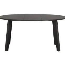 WOOOD Lange Jan Uitschuifbare Eettafel - Eiken - Zwart - 75x120x120