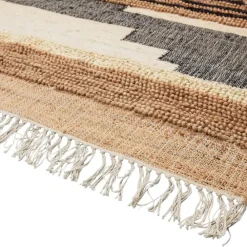 BePureHome WOOOD Liberal Vloerkleed - Jute/Katoen - Melange - 1x170x240