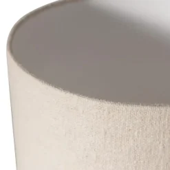 Tafellampen-BePureHome WOOOD Loft Tafellamp - Metaal/Bouclé - Naturel - 90xØ22 cm