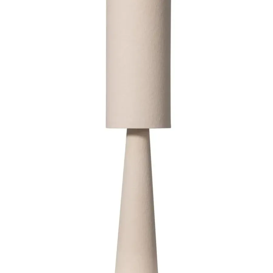 BePureHome WOOOD Loft Vloerlamp - Metaal/Bouclé - Naturel - 130xØ30 cm