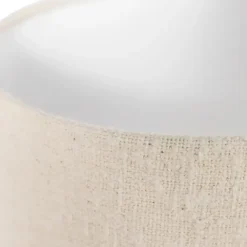 BePureHome WOOOD Loft Vloerlamp - Metaal/Bouclé - Naturel - 130xØ30 cm