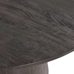 WOOOD Maan Eettafel - MDF - Donkerbruin - 75x120x120