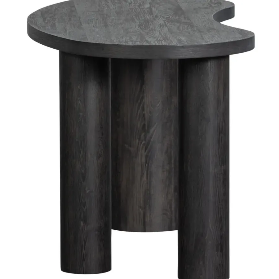 Bureaus-WOOOD Maan Organisch Sidetable/Bureau - MDF - Bruin - 75x150x70cm