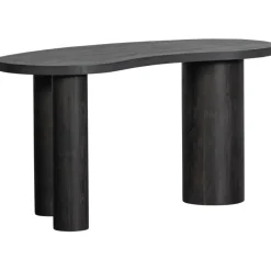 Bureaus-WOOOD Maan Organisch Sidetable/Bureau - MDF - Bruin - 75x150x70cm