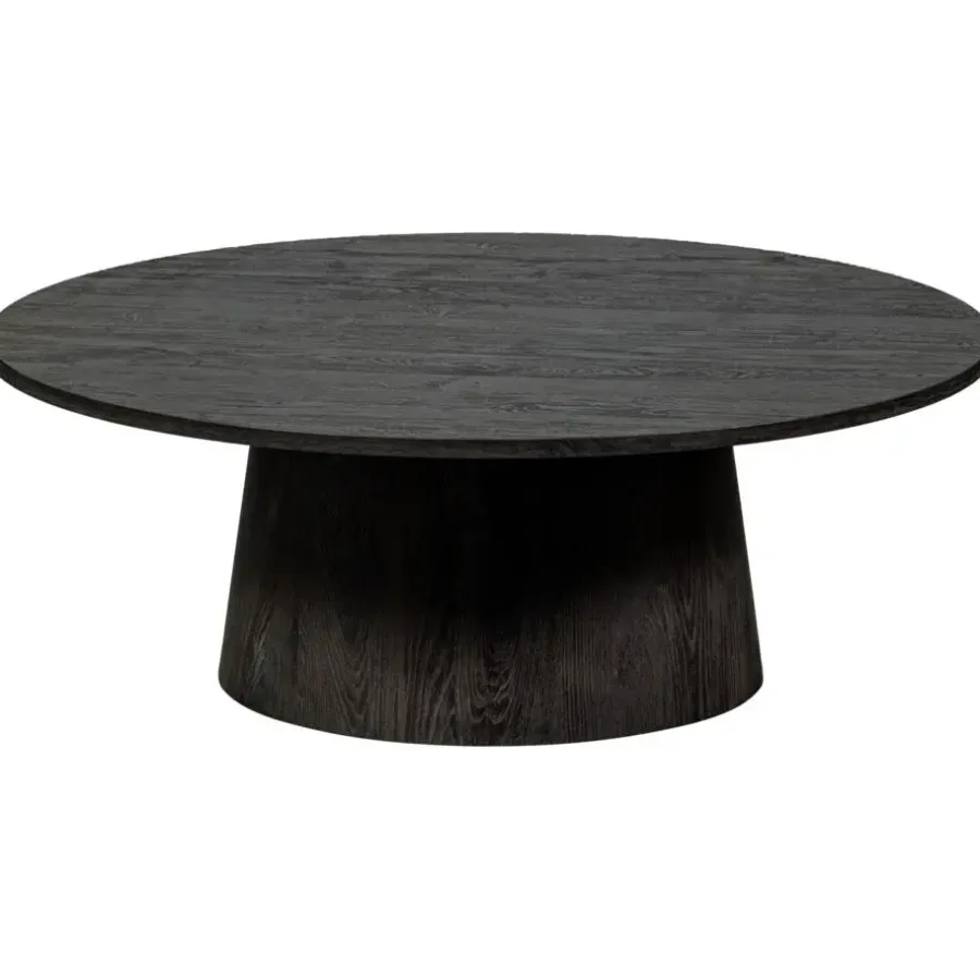 Salontafels-WOOOD Maan Salontafel - MDF - Donkerbruin - 35x100x100