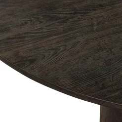 Salontafels-WOOOD Maan Salontafel - MDF - Donkerbruin - 35x100x100