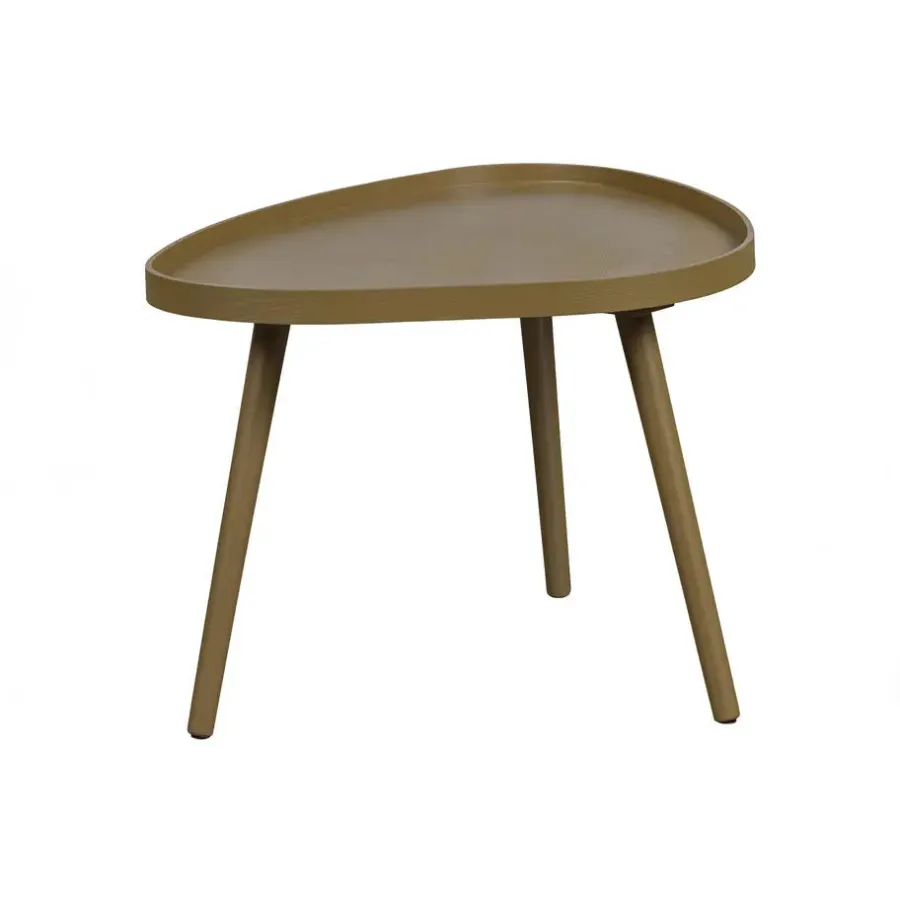 Bijzettafels-WOOOD Mae Bijzettafel - Grenen/MDF - Sepia - 40x61x50