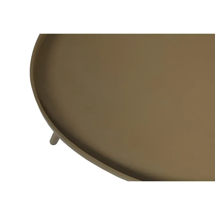 Bijzettafels-WOOOD Mae Bijzettafel - Grenen/MDF - Sepia - 40x61x50
