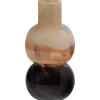 WOOOD Marjon Vaas - Handgevormd - Glas - Bruin - 30x14x14
