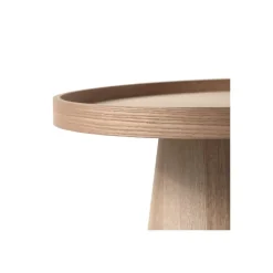 Bijzettafels-WOOOD Maud Bijzettafel - Hout - Naturel - 50x45x45