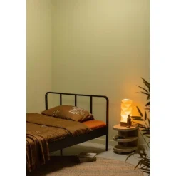 1-Persoons Bedden-WOOOD Mees Twijfelaar - Metaal - Zwart - 90X208X125