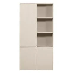 WOOOD Merel opbergkast - Grenen - Dust - 100x200x44