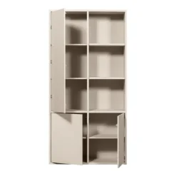 WOOOD Merel opbergkast - Grenen - Dust - 100x200x44