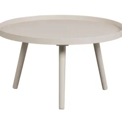 WOOOD Mesa Bijzettafel L - Hout - Antique Beige - 34x60x60