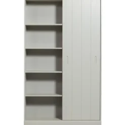 WOOOD Mila Schuifdeurkast - Grenen - Dust - 200x120x42