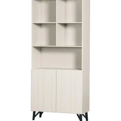 WOOOD Miller 2-Deurs Opbergkast - Grenen - Dust - 200x90x37