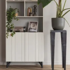 WOOOD Miller 2-Deurs Opbergkast - Grenen - Dust - 200x90x37